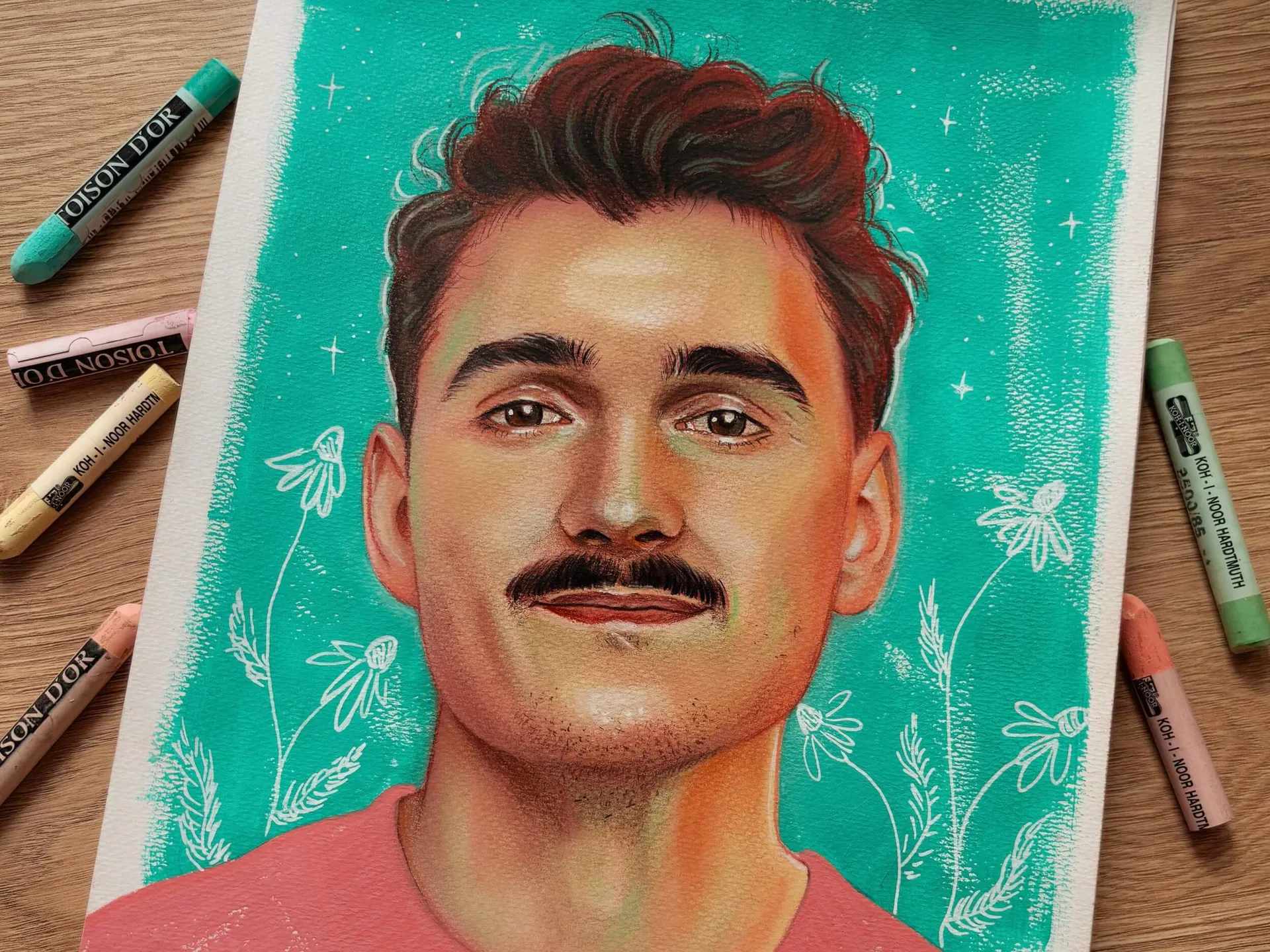 RYSUNKI KREDKAMI / ILUSTRACJE KOLOROWE