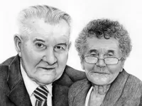 Portret Rodziców na Rocznicę Ślubu